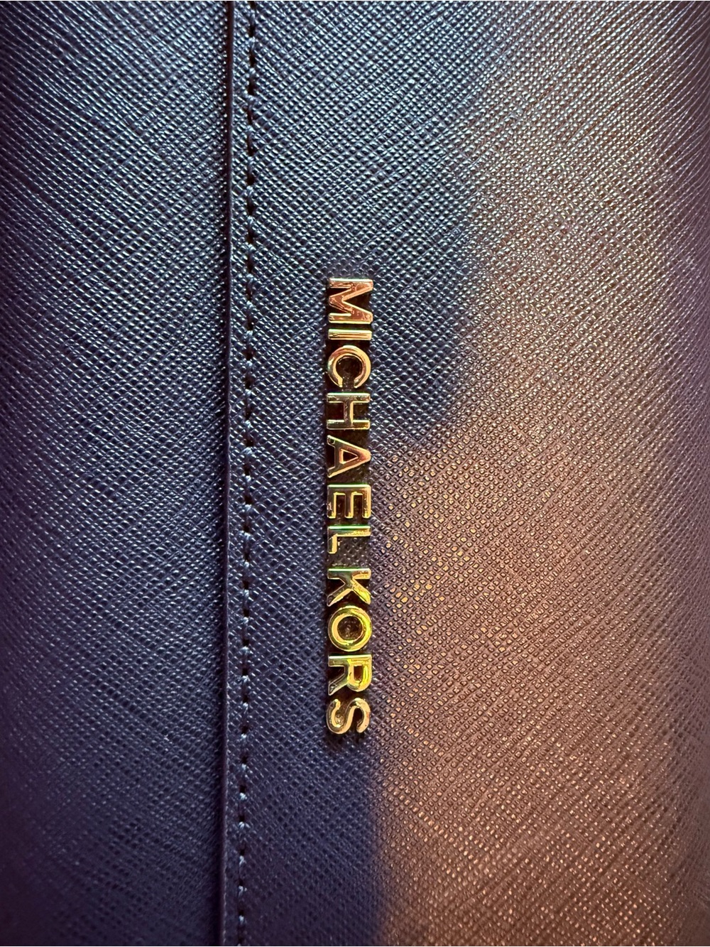 Michael Kors Navy Blue & White Floral Wallet - Picture 3 of 5